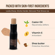 YAAN MAN Natural Concealer For All Skin Type For Men | Erase Dark Circles, Scars, Pigmentation, Spots | Medium Coverage, Invisible Finish | With Shea Butter And Vitamin E (Light Shade), 4.4g