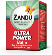 Zandu Ultra Power Balm | For Pain Relief from Strong Headache, Bodyaches & Cold | Bone, Joint & Muscle Care | 50 ML