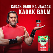 Zandu Ultra Power Balm | For Pain Relief from Strong Headache, Bodyaches & Cold | Bone, Joint & Muscle Care | 50 ML