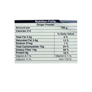 Organic Wellness Ginger Powder (Saunth) 75g | Organic Dry Ginger Powder for Chai, Kadha & Cooking