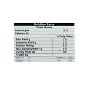 Organic Wellness Chaat Masala 75g | Tangy Street-Food Spice Blend with Amchur & Black Salt