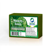 Organic Wellness Neem Soap 100g | Handmade Neem Leaf Bath Bar | For Oily & Acne-Prone Skin