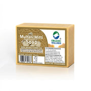 Organic Wellness Multani Mitti Soap 100g | Fuller's Earth Bath Bar | Oil Control for Oily & Combinat