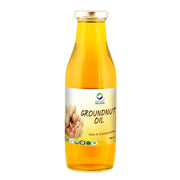 Organic Wellness Cold-Pressed Groundnut Oil 500ml | Kacchi Ghani Peanut Oil | High Smoke Point Cooki