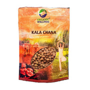 Organic Wellness Kala Chana (Black Chickpeas) 450g | Organic Bundelkhand Chana | High Protein & Iron