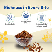 Organic Wellness Kala Chana (Black Chickpeas) 450g | Organic Bundelkhand Chana | High Protein & Iron