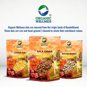 Organic Wellness Kala Chana (Black Chickpeas) 450g | Organic Bundelkhand Chana | High Protein & Iron