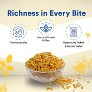 Organic Wellness Chana Dal 450g | Organic Unpolished Split Bengal Gram | High Protein & Low GI