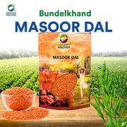 Organic Wellness Masoor Dal Split 450g | Organic Unpolished Red Lentils | Quick Cooking