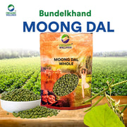 Organic Wellness Moong Dal Whole 450g | Organic Unpolished Green Moong (Sabut Moong)