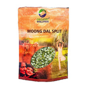 Organic Wellness Moong Chilka Dal 450g | Organic Split Green Moong with Skin