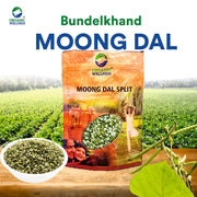 Organic Wellness Moong Chilka Dal 450g | Organic Split Green Moong with Skin