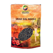 Organic Wellness Urad Dal Whole 450g | Organic Unpolished Black Urad (Sabut Urad) for Dal Makhani