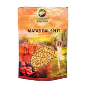 Organic Wellness Matar Dal (Split Peas) 450g | Organic Unpolished Split Pea Dal