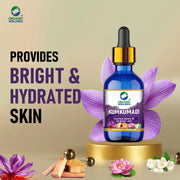 Organic Wellness Kumkumadi Oil 20ml | Ayurvedic Face Serum with Saffron, Sandalwood & Lotus | Bright