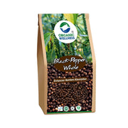 Organic Wellness Black Pepper Whole (Kali Mirch) 75g | Organic Bold Peppercorns