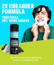 charcoal shaving foam