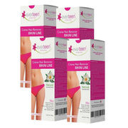 everteen 100g Bikini Hair Removal Cream for Women & Girls, Painless Hair Remover Cream for Bikini Line and Underarms, No Harsh Smell, Skin Darkening or Rashes
