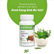 Afresh Energy Drink Mix - Natural Tulsi Flavoured - 60g