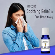 Keya Seth Aromatherapy Hot and Cold-Congestion Reliever Steam Inhaler- Prevents Cold and Cough, Flu - Natural Therapeutic Essential Oil Blend Eucalyptus & Peppermint