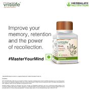 Vritilife Brain Health Tablets – 60 Tablets | Supports Memory, Focus & Mental Alertness | Ayurvedic Brain Supplement