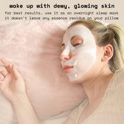 BodyLove Korean Bio Collagen Overnight Sheet Mask | Hydrating, Pore Minimising & Firming Face Mask