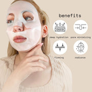BodyLove Korean Bio Collagen Overnight Sheet Mask | Hydrating, Pore Minimising & Firming Face Mask