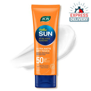 Joy Hello Sun Ultra Matte Sunscreen SPF 50 PA ++++ (100ml) | INVIVO Tested | Protects & Controls Oil - Express Delivery