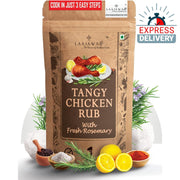 Laajawab All-In-One Natural Tangy Marinade with Lemon Pepper, Garlic, Onion & Rosemary | Chicken Rub - Express Delivery