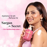 mCaffeine Sweet Escape Perfume Body Lotion | Niacinamide, Cocoa Butter & Shea Butter For Deep Moisturization | Lightweight, Non-Sticky | Fruity-Floral Fragrance | Body Lotion For Dry Skin