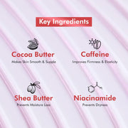 mCaffeine Sweet Escape Perfume Body Lotion | Niacinamide, Cocoa Butter & Shea Butter For Deep Moisturization | Lightweight, Non-Sticky | Fruity-Floral Fragrance | Body Lotion For Dry Skin