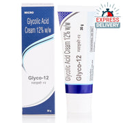Micro Labs Glyco 12 Glycolic Acid 12% Cream for Pigmentation, Dark Spots, Acne Marks & Uneven Skin T - Express Delivery