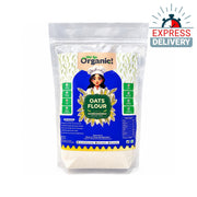 Oh So Organic Oats Flour 500g | Organic, Stone-Ground Whole Grain Atta | Natural, No Preservatives