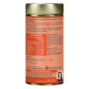 Organic Wellness Ginger Chai 100g Tin | Loose Black Tea with Ginger | Strong Indian Ginger Chai