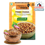 Kitchens of India Pindi Chana 285g | ITC Ready to Eat North Indian Chickpea Curry | Just Heat & Eat  - Express Delivery