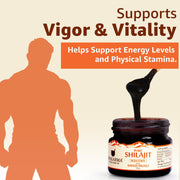pure shilajit with gold dust