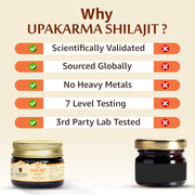 pure shilajit with gold dust