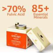 pure shilajit with gold dust