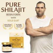 pure shilajiy with gold dust