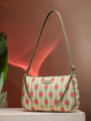 Anouk Women Ethnic Motifs Printed Structured Shoulder Bag (MT)