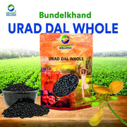 Organic Wellness Urad Dal Whole 450g | Organic Unpolished Black Urad (Sabut Urad) for Dal Makhani