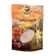 Organic Wellness Barley (Jau) Sattu 450g | Organic Roasted Barley Flour | Cooling High-Fibre Drink M