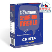 CRISTA Authentic Sambhar Masala 100g | South Indian Spice Blend for Sambar, Dosa & Idli | No Onion N - Express Delivery