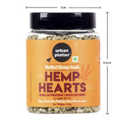 urban platter Hemp Hearts, 150G (Hulled Hemp Seeds,High In Protein,Rich In Fibre,Nutty & Crunchy,Allergen-Free Superfood,Garnish Or Add To Smoothies, Sauces, Dips, And Marinades,Plant-Based Protein)