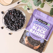 Urban Platter Seedless Black Raisins, 250g (Sweet & Juicy | Sun-Dried & Seedless | Ideal for Baking | Ayurveda Superfood)