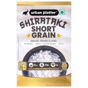 urban platter Shirataki Short-Grain Rice, 220 Gram [Ultra Low-Carb, Low-Calorie, Keto-Friendly, Fat-Free, Gluten-Free Alternative To Rice]