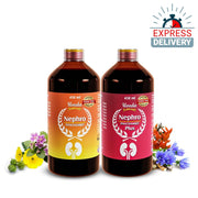 Uveda Naturals Nephro Panchamrit & Nephro Panchamrit Plus Sugar Free Combo (450ml x 2) | Ayurvedic D - Express Delivery