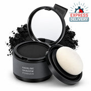 Varniraj Black Hair Root Touch Up Powder 4g | Instant Grey Root Cover & Hairline Shadow Powder | Wat - Express Delivery